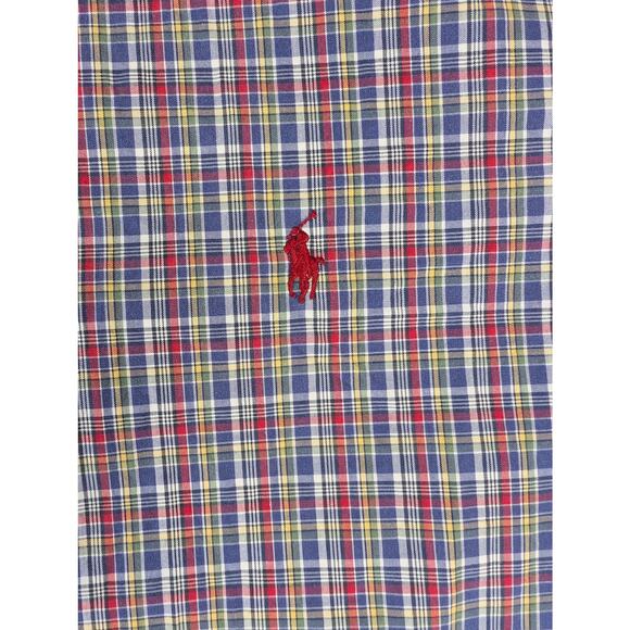 Ralph Lauren Custom Fit Men's Plaid Long Sleeve Button Down Shirt Size XL‎ - Picture 6 of 7